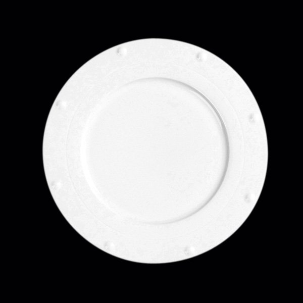 RAK Porcelain RAK White Gold kulatý talíř pr. 28 cm – Queen | RAK-GDRP28G