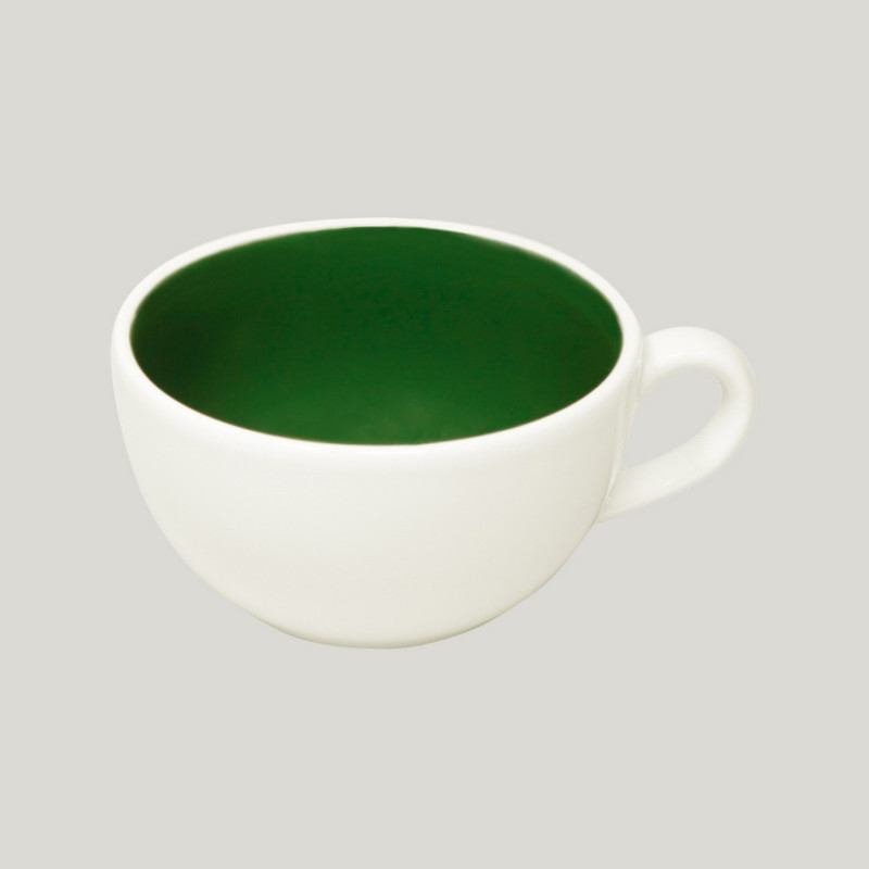 RAK Porcelain RAK Samba šálek 22 cl, lesní zelená | RAK-BANC22PD4