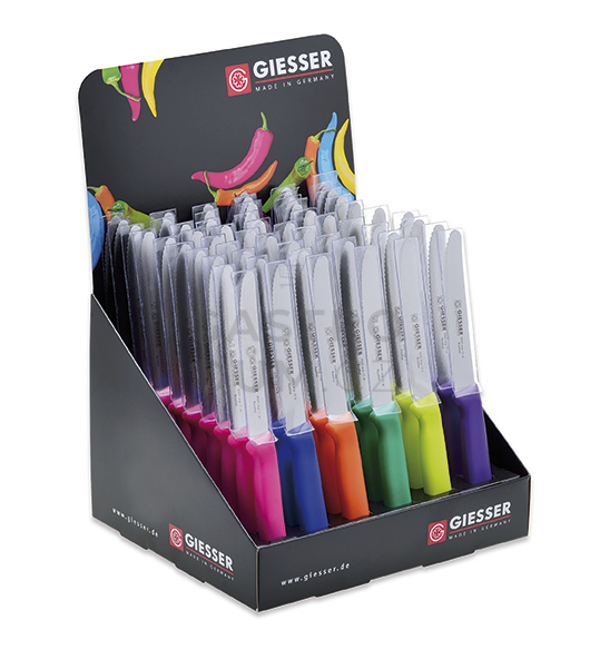GIESSER sada nožů v kartonu G 9872 kt (10x 6 barev)