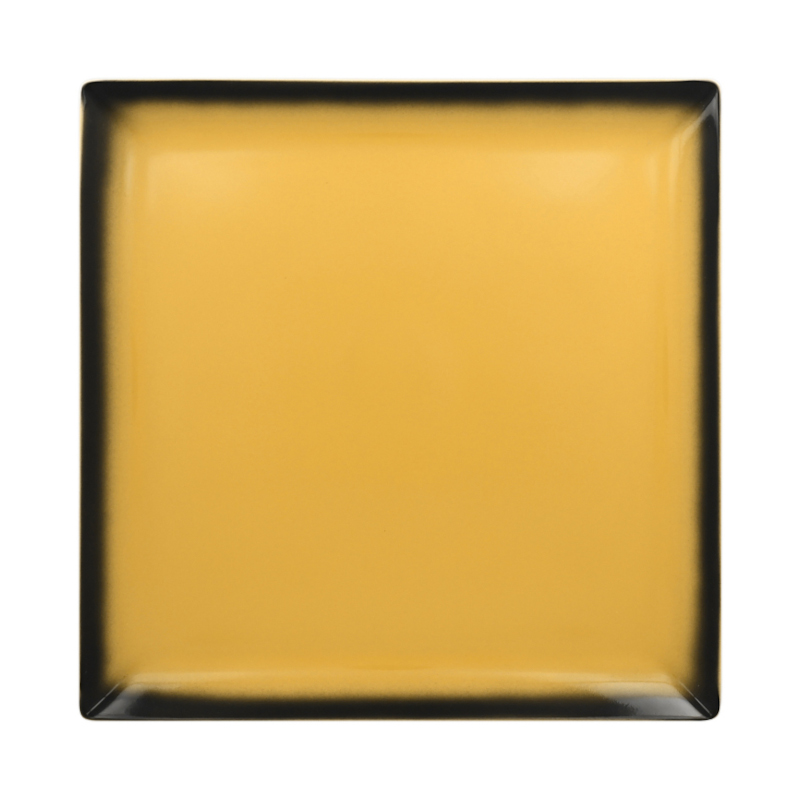 RAK Porcelain RAK Talíř čtvercový 30,2 cm, žlutá | RAK-LEEDSQ30NY