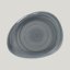 RAK Porcelain RAK Spot talíř mělký 28 × 22,5 cm, šedomodrý | RAK-SJDFLFP28