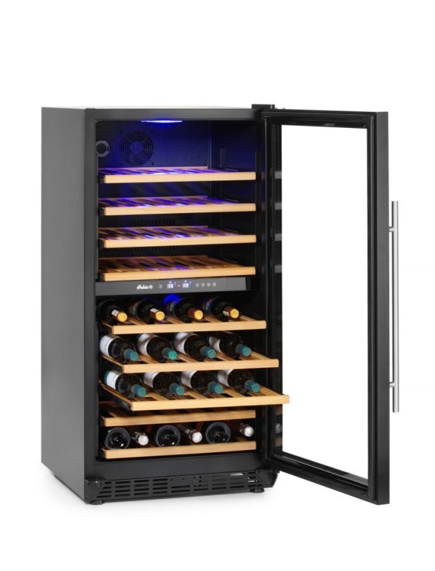 Dvouzónové vinotéky, 72 lahví, Arktic, 232L, 230V/110W, 595x675x(H)1215mm