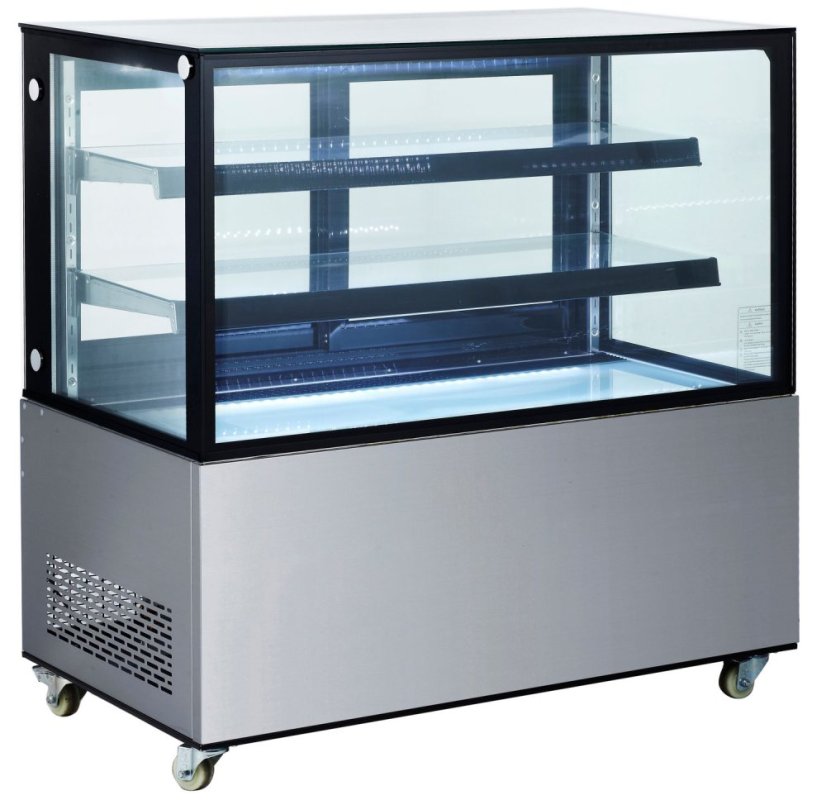 Vitrína se 2 policemi, Arktic, 410L, 230V/490W, 1224x677x(H)1230mm
