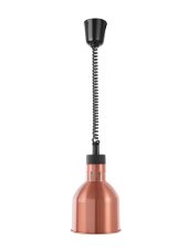 Výškově nastavitelná ohřívací lampa válcová, HENDI, Měděná, 230V/375W, ⌀175x(H)250mm
