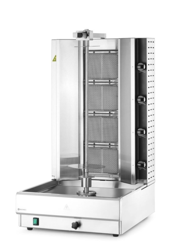 Plynový gril na kebab, HENDI, 230V/13200W, 13,2kW, 537x639x(H)1013mm