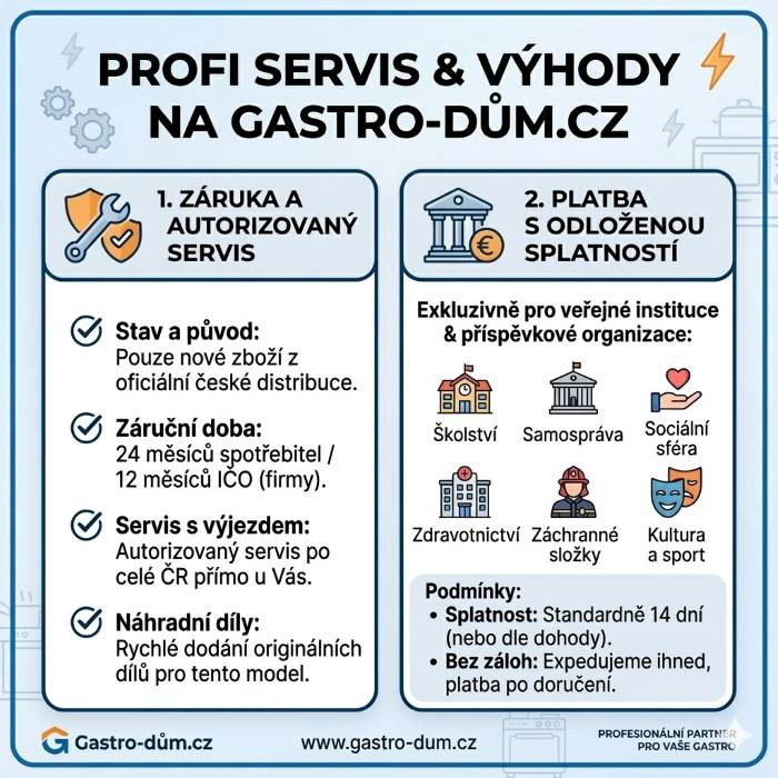 Myčka nádobí K50, HENDI, s odpadním čerpadlem a dávkovačem mycího prostředku, 400V/6600W, 570x600x(H)830mm