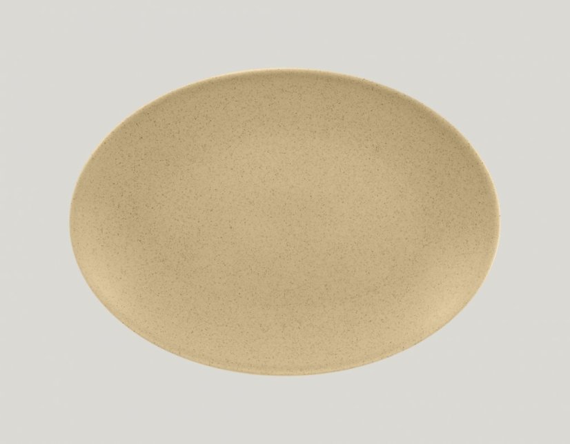 RAK Porcelain RAK Genesis talíř oválný 32 x 23 cm, mandlová | RAK-GNNNOP32AL