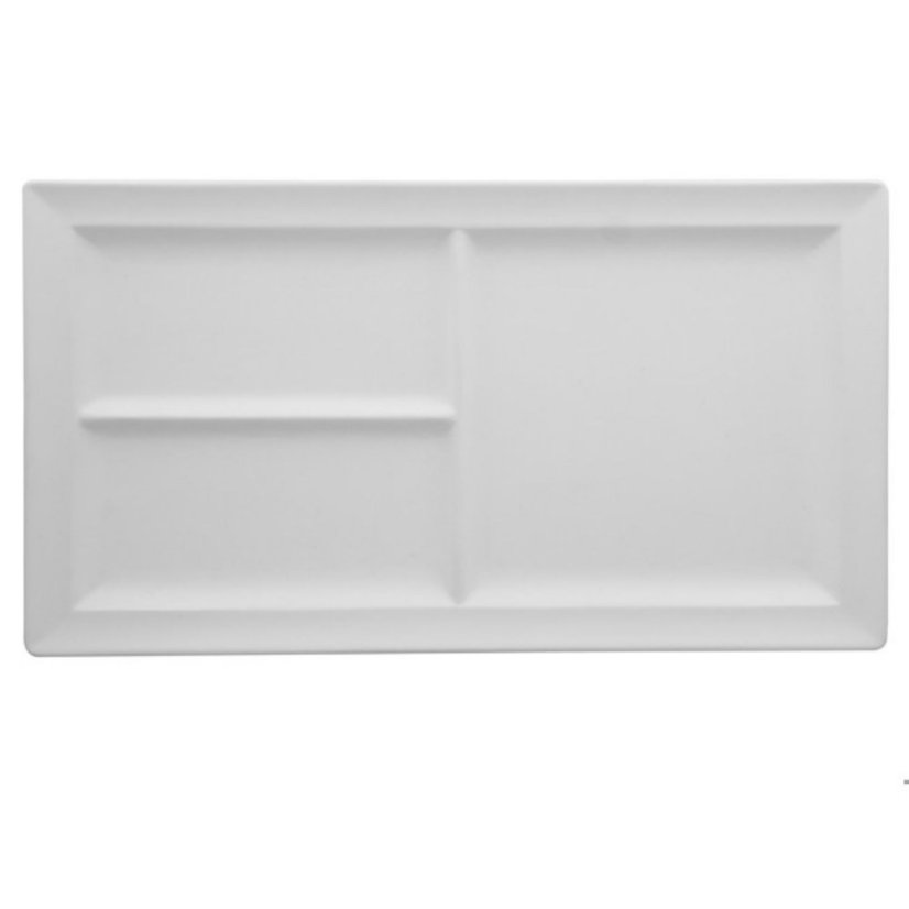 RAK Porcelain RAK Talíř mělký 39 × 21 cm – trojdílný | RAK-CLRP38IN3