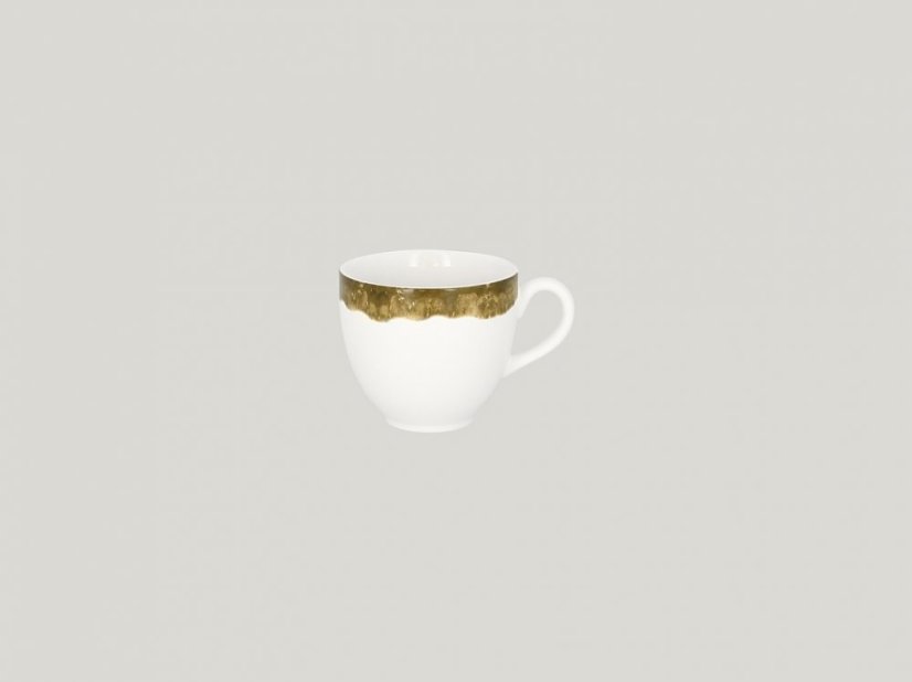 RAK Porcelain RAK Woodart šálek na kávu 28 cl – mechově zelená | RAK-WDCLCU28MG