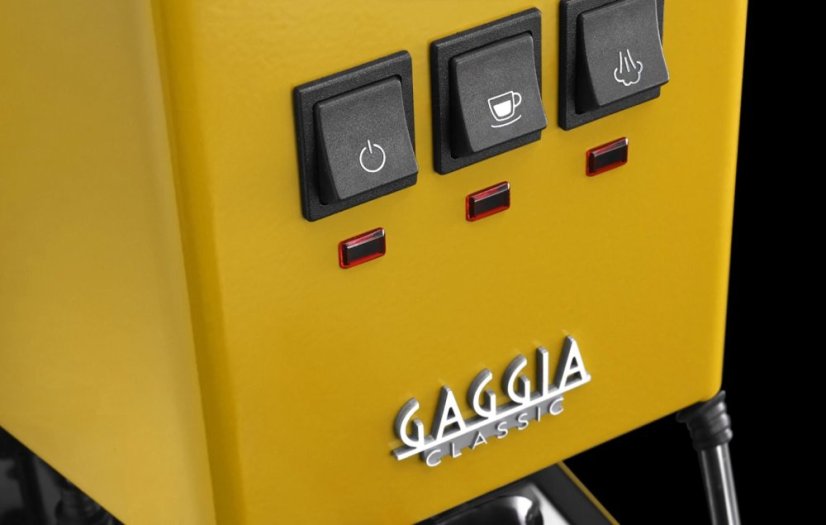 Pákový kávovar Gaggia Classic E24 žlutý