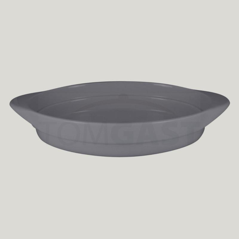 RAK Porcelain RAK Chef's Fusion pekáč oválný 37,2 × 25 cm, šedý | RAK-CFOD44GYBD