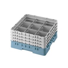Cambro Koš Camrack 9 pozic, výška sklenice 21,6 cm - Tyrkysová