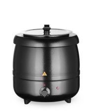 Konvice na polévku, HENDI, Kitchen Line, 8L, Černá, 230V/400W, ⌀330x(H)363mm