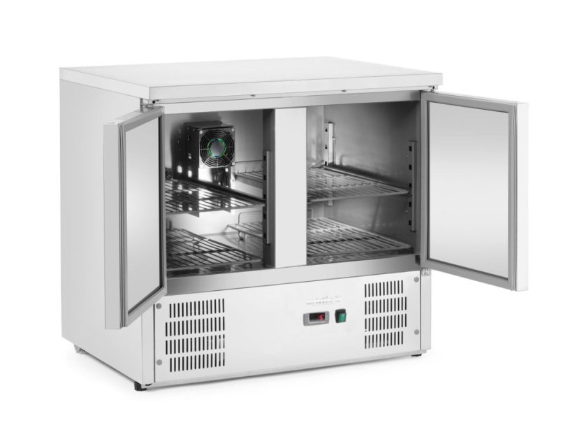 Chladicí pult, dvoudveřový, Arktic, 146L, 230V/143W, 700x900x(H)850mm