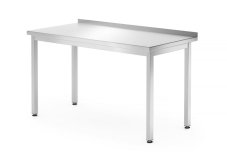 Nástěnný stůl – šroubovaný, hloubka 700 mm, HENDI, Profi Line, 1400x700x(H)850mm