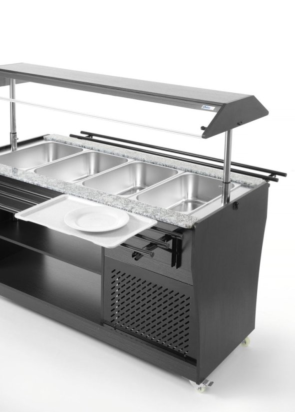 Salátový bufet, Arktic, GN 1/1, 1490L, 230V/170W, 765x1490x(H)1370mm