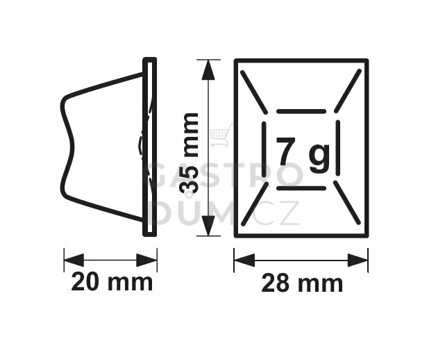 N.T.F. výrobník ledu NTF CV-230-A (120kg/24h zásobník 35kg)