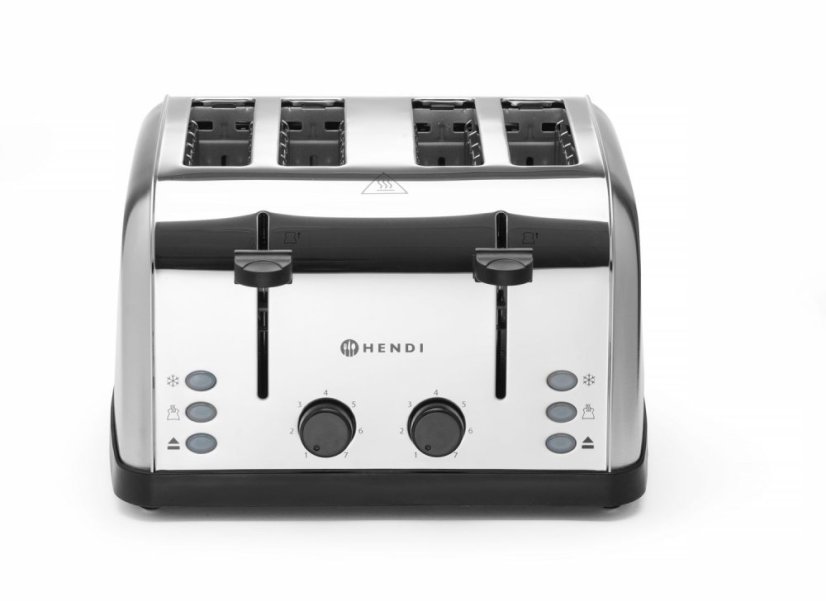 Topinkovač se 4 plátky, HENDI, 240V/1500W, 295x335x(H)180mm