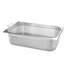 TOMGAST Gastronádoba Standard děrovaná s úchyty GN 2/3 100 mm