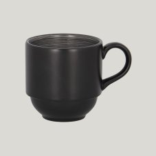RAK Porcelain RAK Trinidad šálek stohovatelný 200 ml, šedý | RAK-TRCLSC20BG