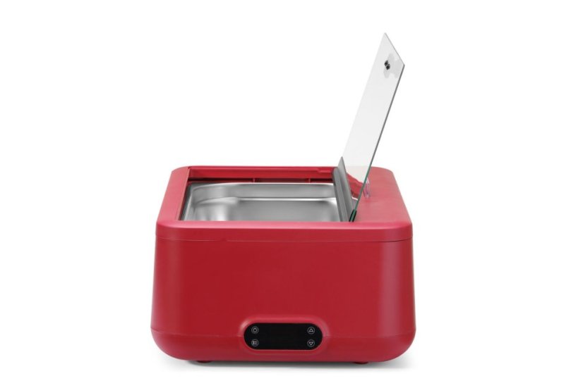 Chafing dish UNIQ, HENDI, designed by Robert Bronwasser, GN 1/1, Červená, 230V/700W, 607x402x(H)245mm