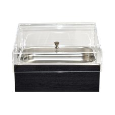 TOMGAST Chladicí box pro gastronádoby s krytem GN 1/2, černý