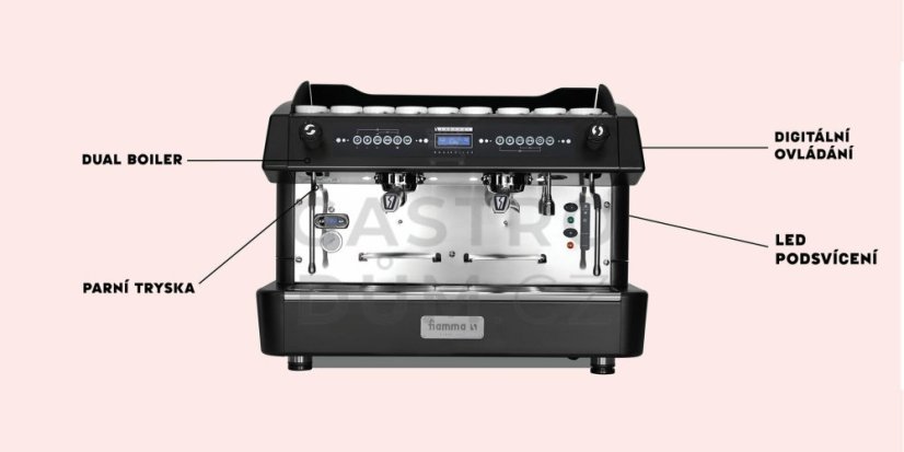 Fiamma dvoupákový kávovar COMPASS II DualBoiler (bílý)