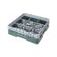 Cambro Koš Camrack 9 pozic, výška sklenice 9 cm - Zelená