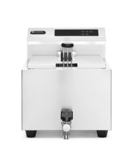 Fritéza Profi Line digitální s výpustí - 8 l, HENDI, Profi Line, 8L, 230V/3500W, 305x515x(H)345mm