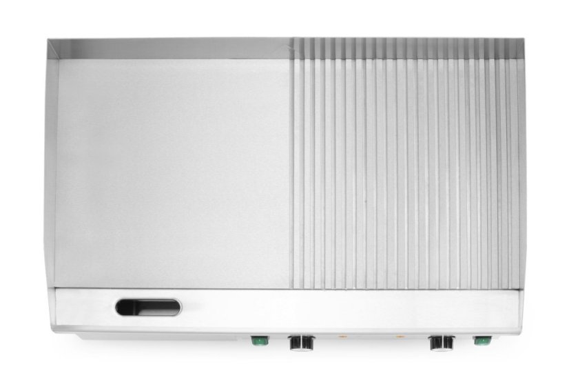 Gril, poloplochý,položebrovaný, HENDI, Budget Line, 400V/4400W, 720x460x(H)241mm