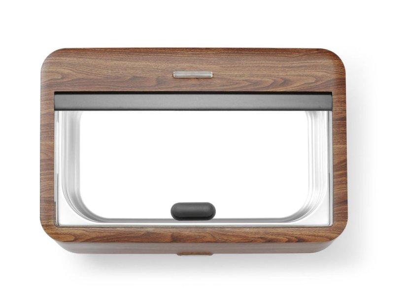 Chafing dish UNIQ, HENDI, designed by Robert Bronwasser, GN 1/1, Dřevo, 230V/700W, 607x402x(H)245mm