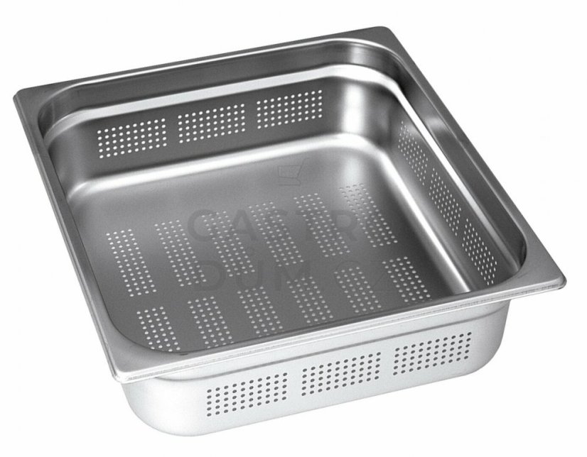 Gastronorm GN 2/3 (h=150 mm) nerezová děrovaná