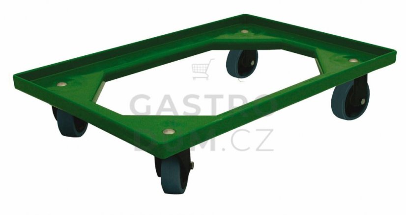 Complastec vozík 2 ot.kolečka guma - zelený Complastec vozík 2 ot.kolečka guma - zelený