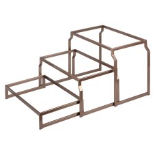TOMGAST Stojan PVD ocelový bronzový - set, 3 úrovně, GN 1/1 v: 403 mm