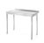 Stůl sezadní deskou – šroubovaný, hloubka 600 mm, HENDI, Profi Line, 1200x600x(H)850mm