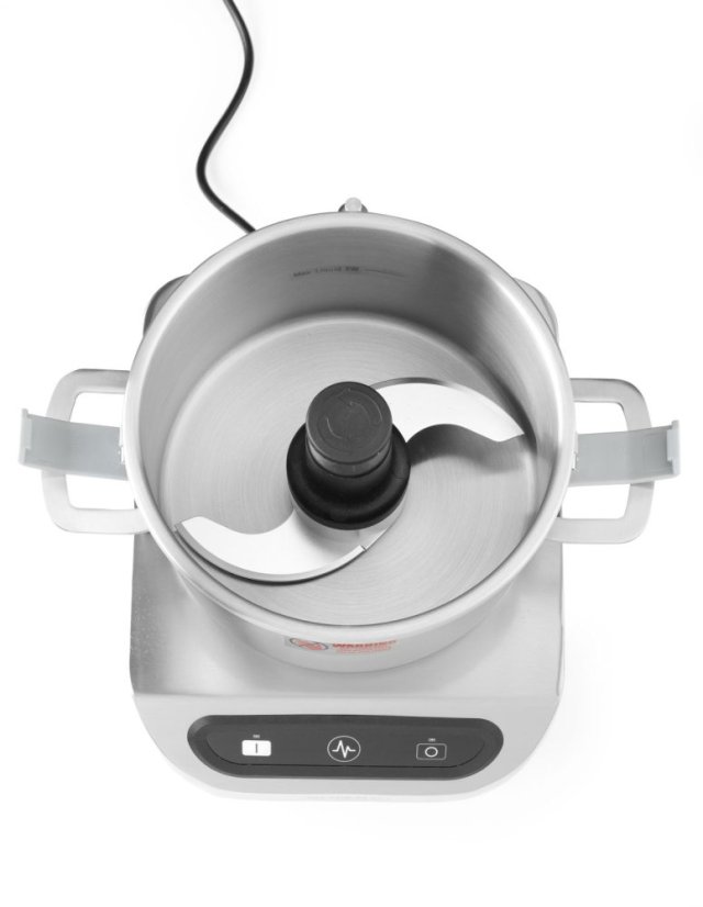 Elektrický kráječ do mísy, HENDI, Profi Line, 8 kg, Stříbrná, 230V/800W, 377x350x(H)586mm