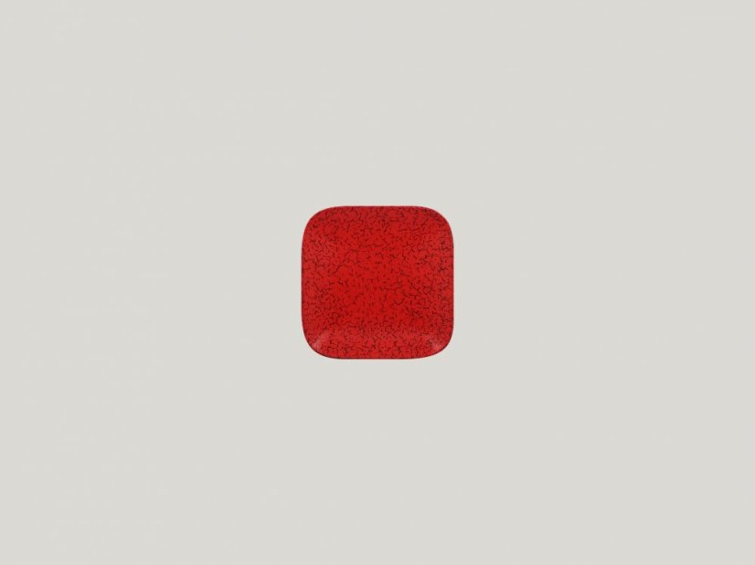 RAK Porcelain RAK Ruby talíř čtvercový 11 × 11 cm – červená | RAK-RBAUSP11