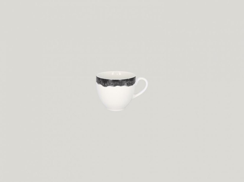 RAK Porcelain RAK Woodart šálek na kávu 23 cl – šedá | RAK-WDCLCU23BG