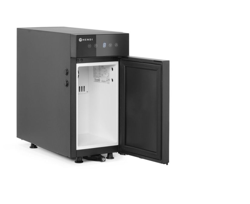 Chladnička na mléko, HENDI, Profi Line, 9L, Černá, 230V/65W, 220x450x(H)455mm