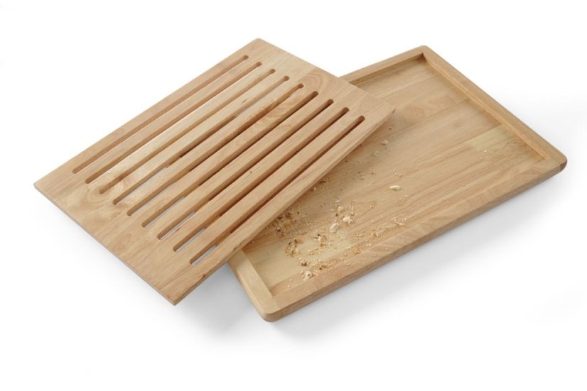 Prkénko na krájení chleba, HENDI, Tmavé dřevo, 475x322mm