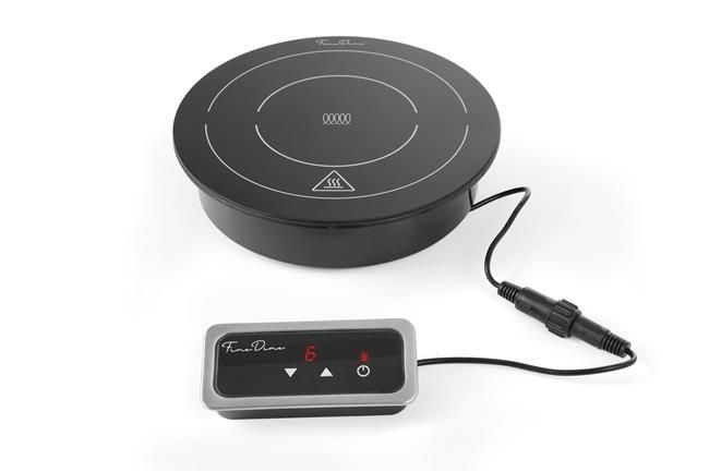 Indukční varná deska, HENDI, Černá, 230V/800W, ⌀245x(H)80mm