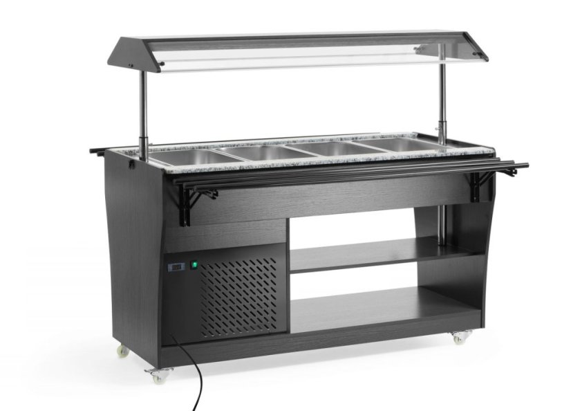 Salátový bufet, Arktic, GN 1/1, 1490L, 230V/170W, 765x1490x(H)1370mm