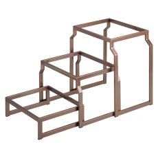 TOMGAST Stojan PVD ocelový bronzový - set, 3 úrovně, GN 1/2 v: 403 mm