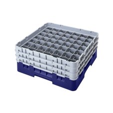 Cambro Koš Camrack 49 pozic, výška sklenice 21,6 cm - Modrá