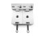 Fritéza Kitchen Line - 2x4L, HENDI, Kitchen Line, 8L, 230V/6000W, 470x380x(H)315mm