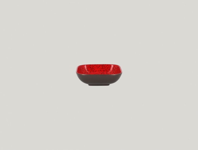RAK Porcelain RAK Ruby miska čtvercová 16,5 cl – červená | RAK-RBAUSB11