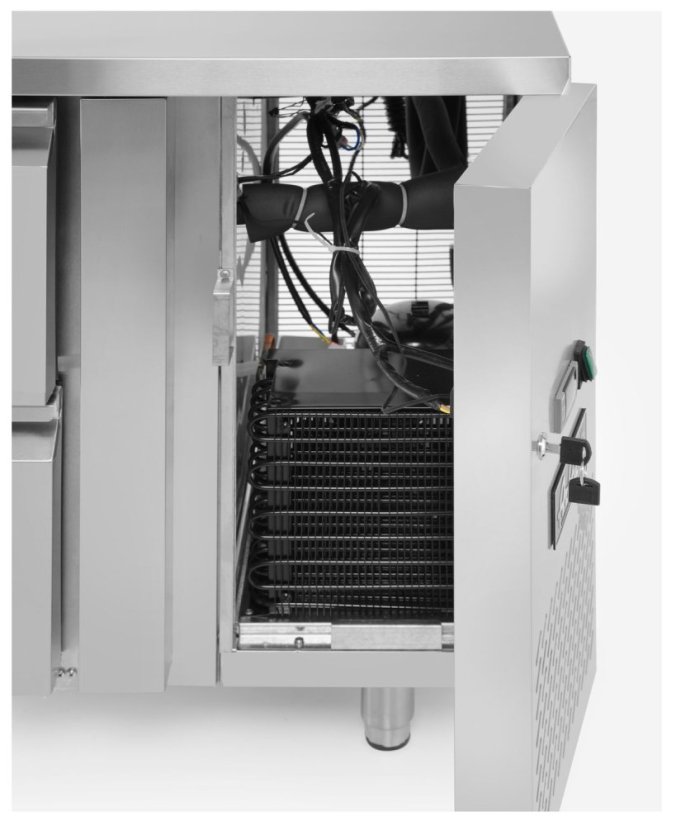 Chladicí pult, 4 zásuvky, Arktic, Profi Line, 90L, 230V/250W, 1360x700x(H)755mm