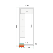 TEFCOLD CR 120x300x220