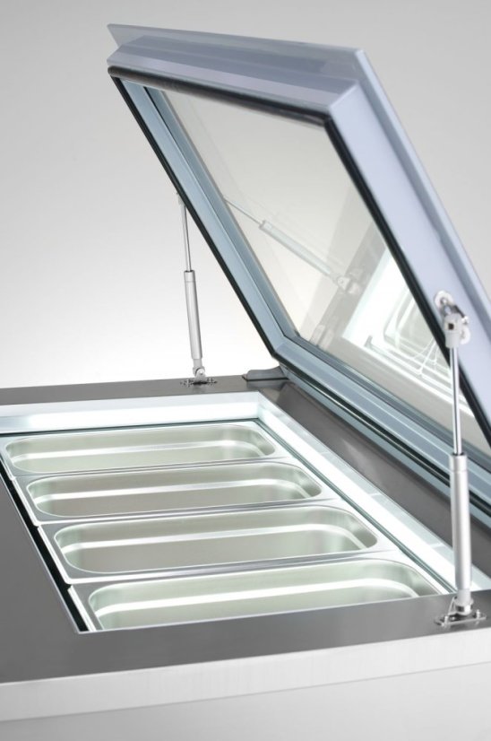 Mrazicí vitrína na zmrzlinu, Arktic, 230V/210W, 735x867x(H)373mm