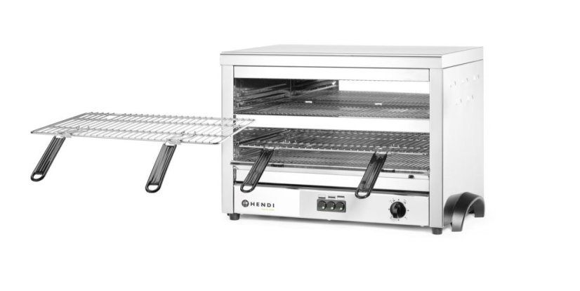 Salamander s křemíkovými tělesy MAXI GN 1/1, HENDI, 400V/4500W, 682x528x(H)455mm